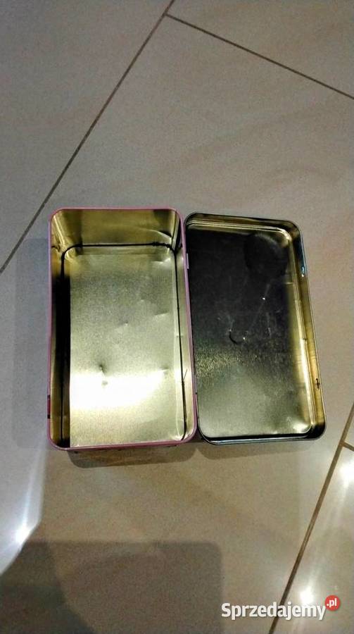 Puszka Metalowa Kolekcjonerska Lipton z Podpisem Kolekcje Nowa Sól