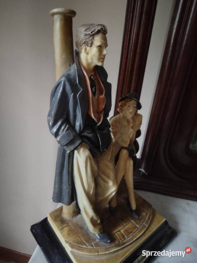 Stara figurka Kobieta i mężczyzna SEBASTIDIS wielkopolskie Gniezno