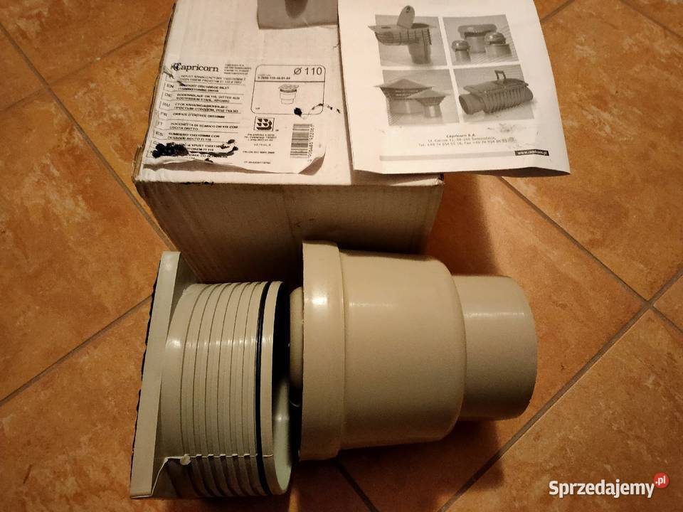 Wpust kanalizacyjny 150x150 fi 110 Capricorn Rury i kształtki Kościan