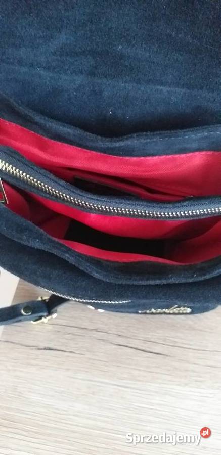 Torebka naturalny zamsz Dla kobiet łódzkie sprzedam