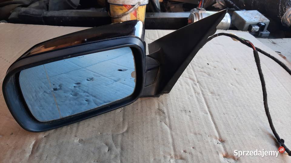 lusterko lewe zewnętrzne BMW e46 5 PIN granatowe