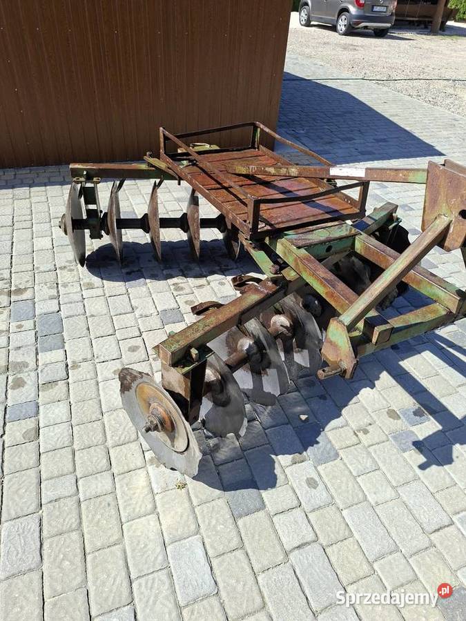 Brona talerzowa 18m m 8x8 sprawna tanio Parczew