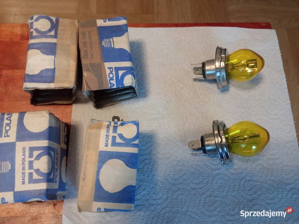Żarówka żółta Polamp R2 12V Fiat 125p 126p warmińsko-mazurskie Olsztyn sprzedam