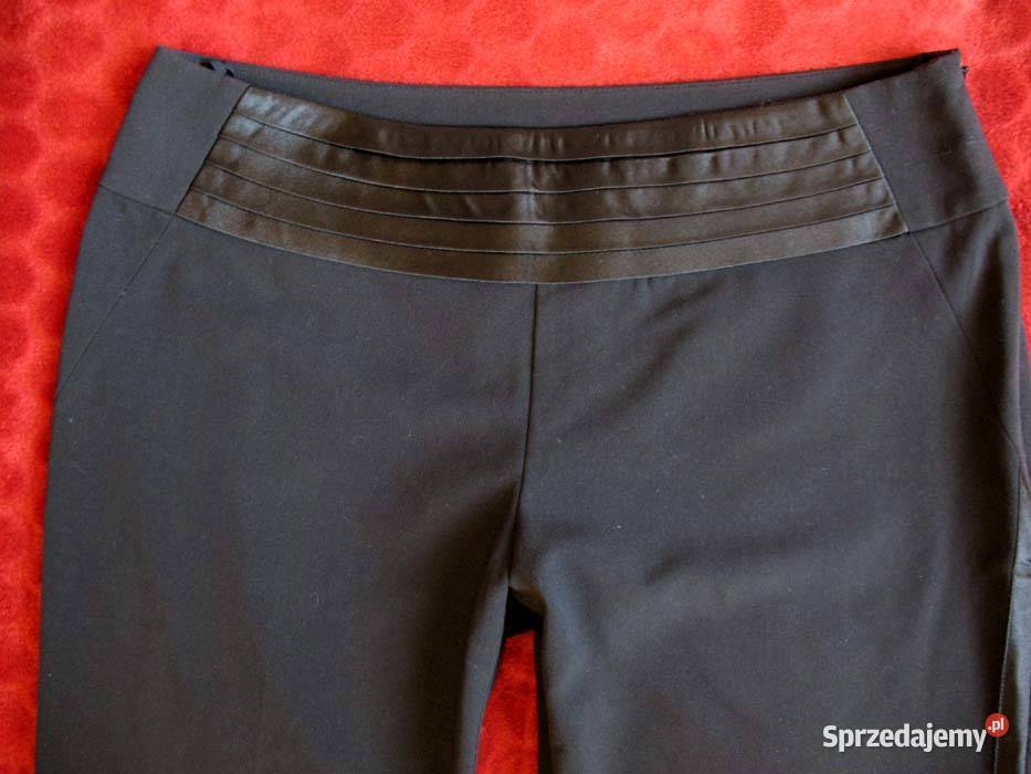 Spodnie czarne damskie eleganckie 40 L biodra Siedlce sprzedam