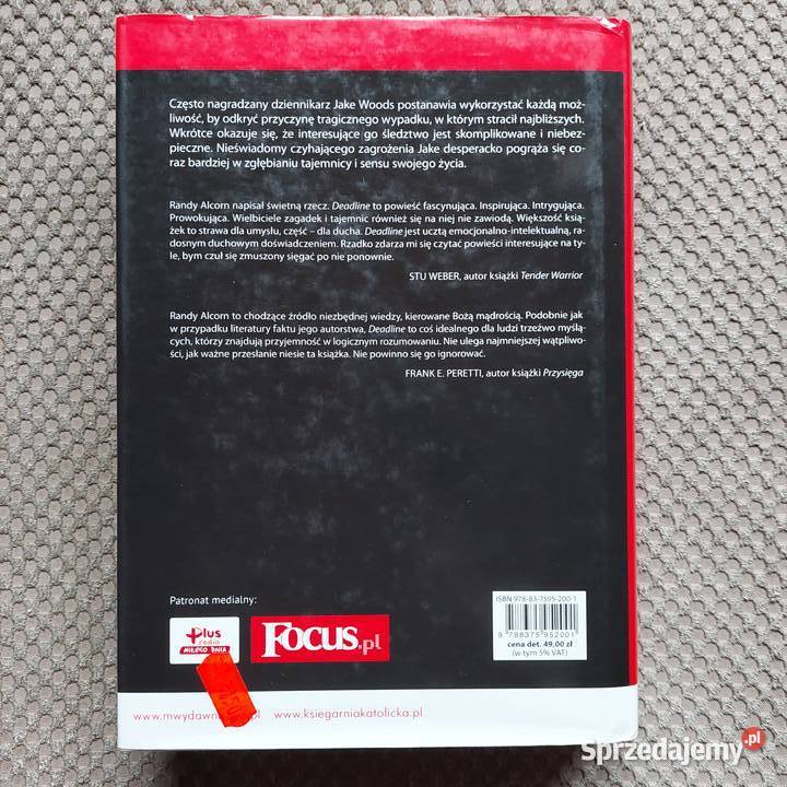 Deadline Randy Alcorn twarda z obwolutą Kraków