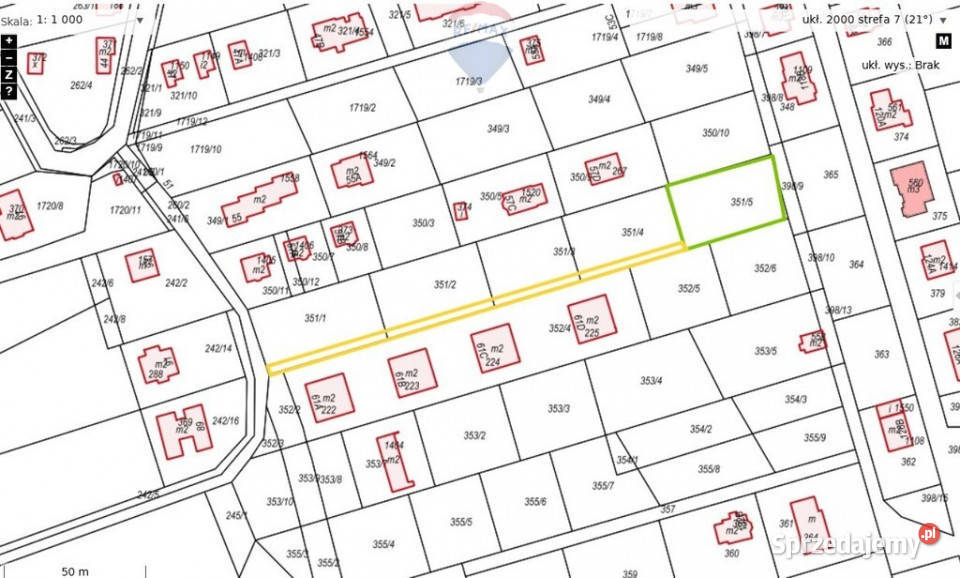 95ar Krynica Zdrój ulica Halna utwardzona Grunty i działki Krynica-Zdrój