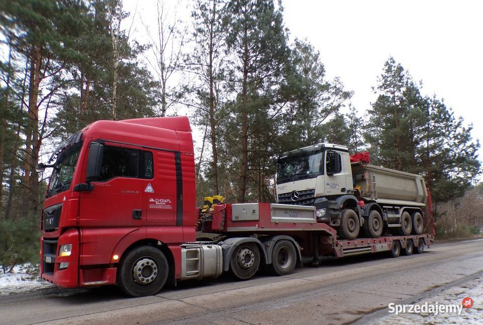 Wynajem wywrotek Man 8x4 8x6 8x8 automatyczna Wrocław