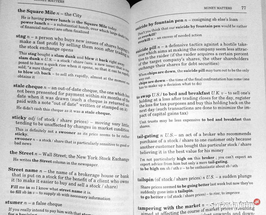Business colloquialese Język potoczny biznesu Chełm