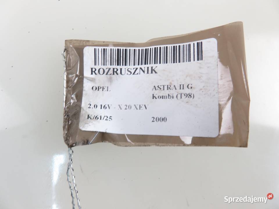 ROZRUSZNIK OPEL ASTRA II G 20 16V X 20 XEV osobowe sprzedam