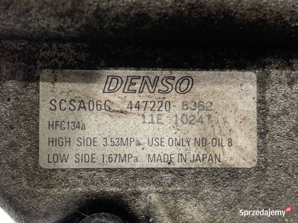 SPRĘŻARKA KLIMATYZACJI TOYOTA COROLLA E12