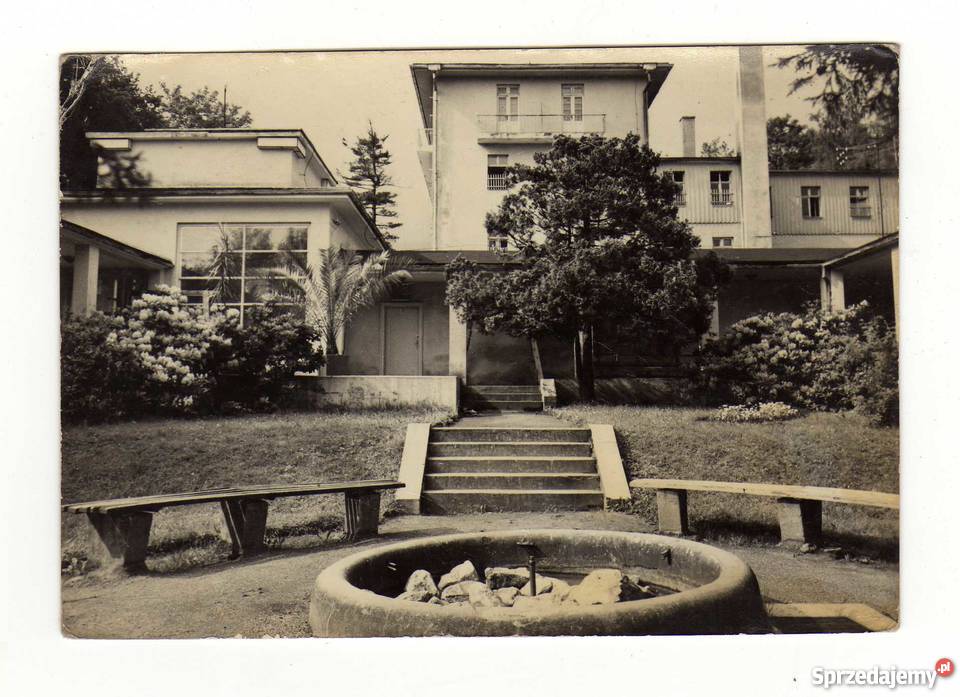 CZERNIAWA ZDRÓJ PIJALNIA POCZTÓWKA CZARNO BIAŁA świętokrzyskie Krynki sprzedam