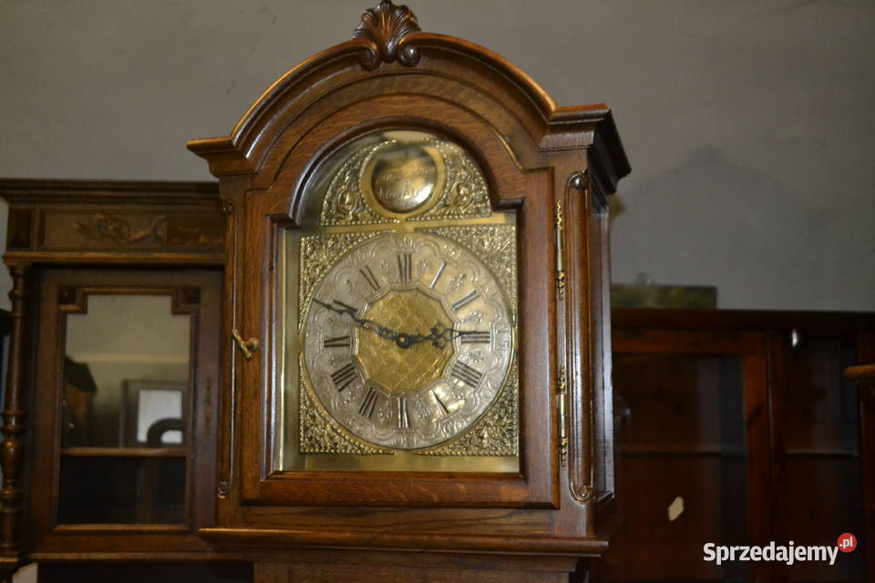 zegar ludwikowski ciemny dąb ażury Będzin