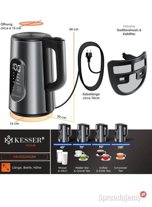 Czajnik elektryczny ze stali nierdzewnej 17