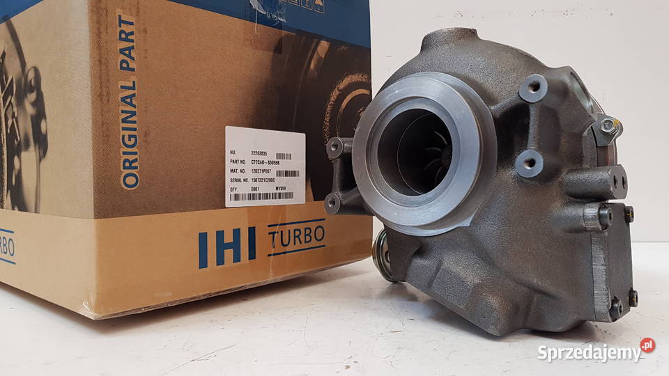 Nowa turbosprężarka IHI MYDW C72CADS0056B Siedlce sprzedam