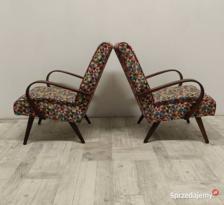 fotele PRL design lata 70te vintage Chierowski łódzkie Radomsko sprzedam