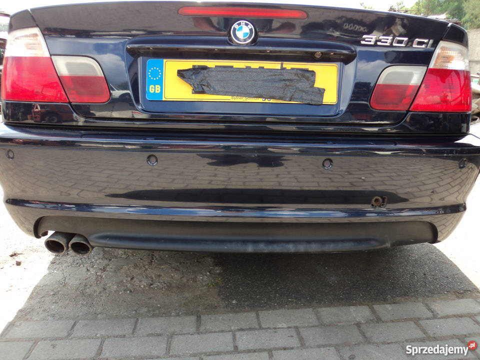 tylna klapa kompletna bmw e46 cabrio części blacharskie