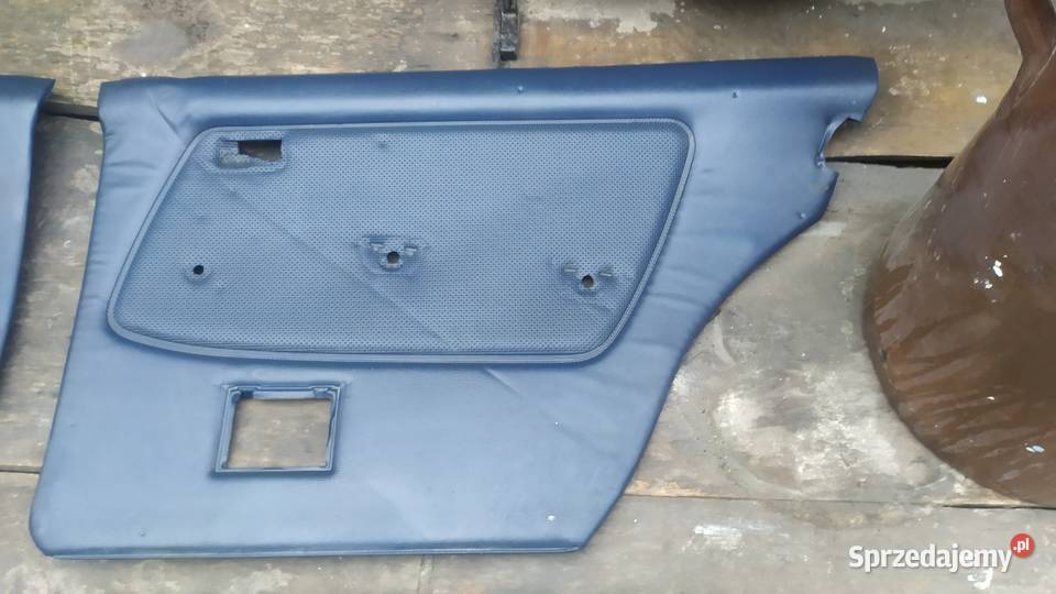 Mercedes W123 boczki drzwi 4 niebieski 1ser osobowe Łagiewniki