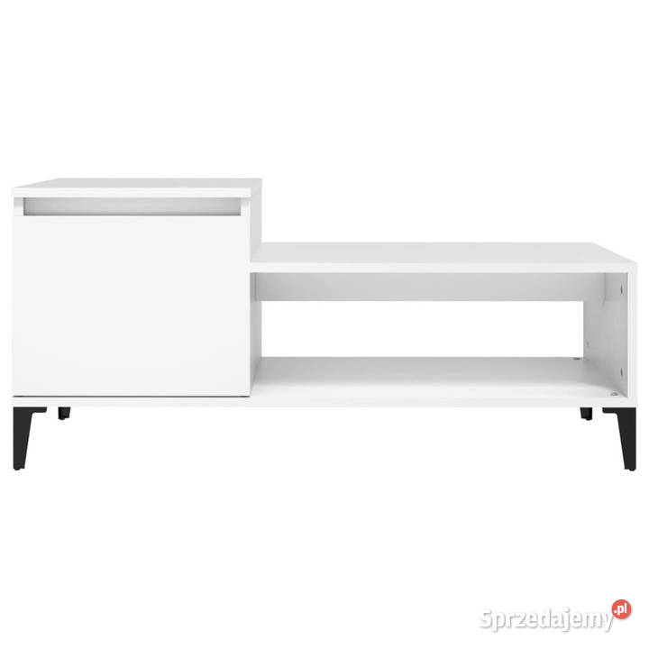 Stolik kawowy biały 100x50x45 materiał mazowieckie Warszawa