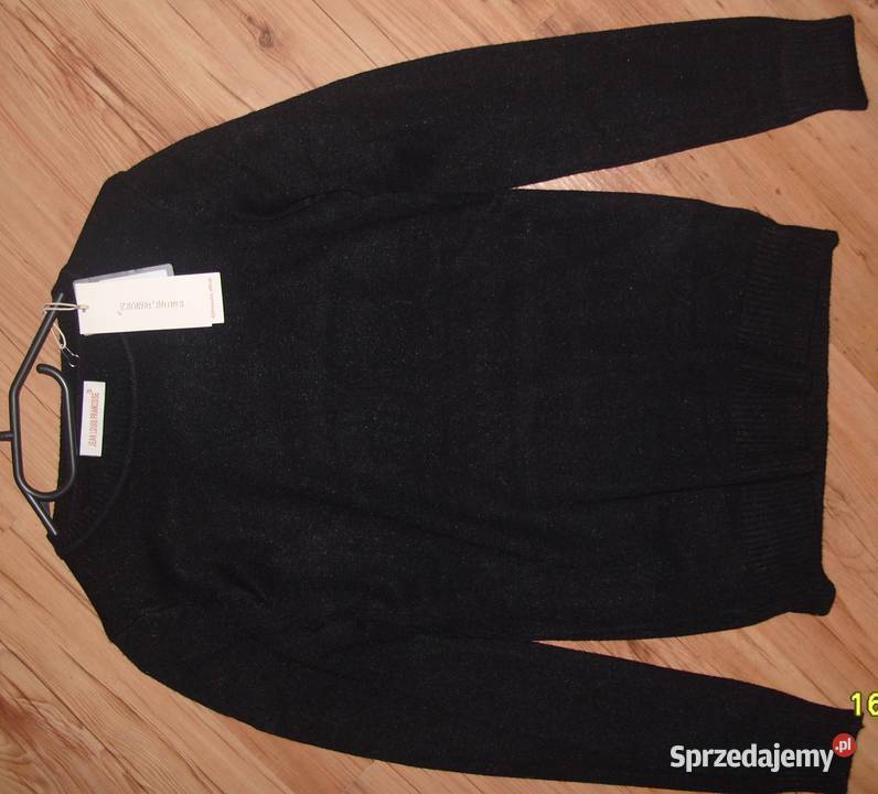 czarny cieplutki sweter JEAN LOUIS FRANCOISE rML Rawicz