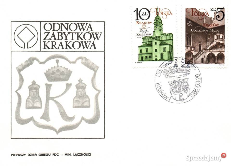 Koperty FDC różne lata wielkopolskie Konin sprzedam