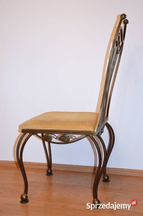 Krzesło kute ciężkie 125 metaloplastyka Włochy wielkopolskie Koszuty sprzedam