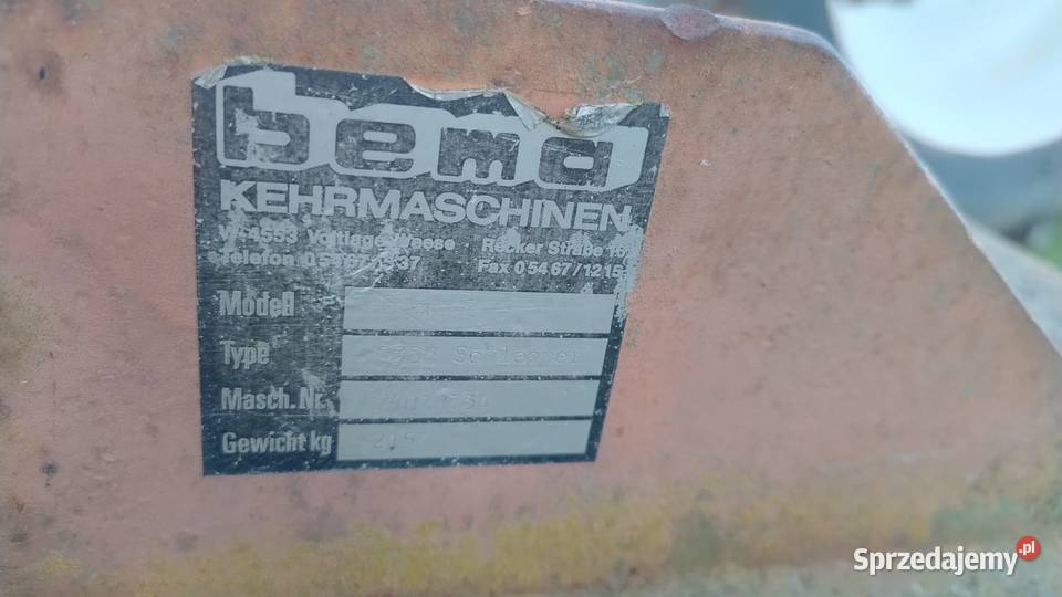 Zamiatarka Szczotka Do Ciągnika Widlaka 21 m 23 Pozostałe Kowale Pańskie