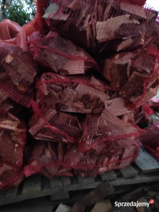 Drewno opałowe kominkowe do wędzenia workowane Kalisz