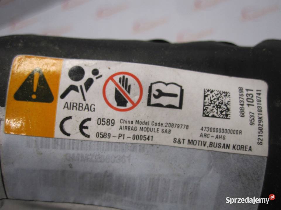 OPEL ANTARA 16r poduszka fotela prawa 95371031 Kielce