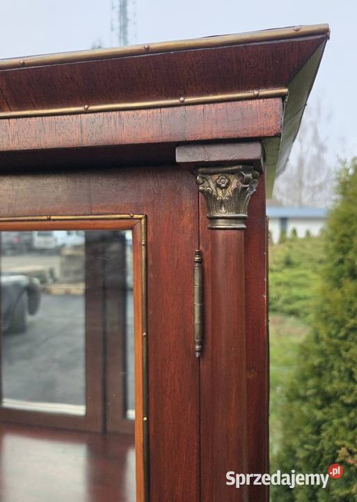 Witryna mahoniowa XIX w 9300 Meble Szczecin sprzedam