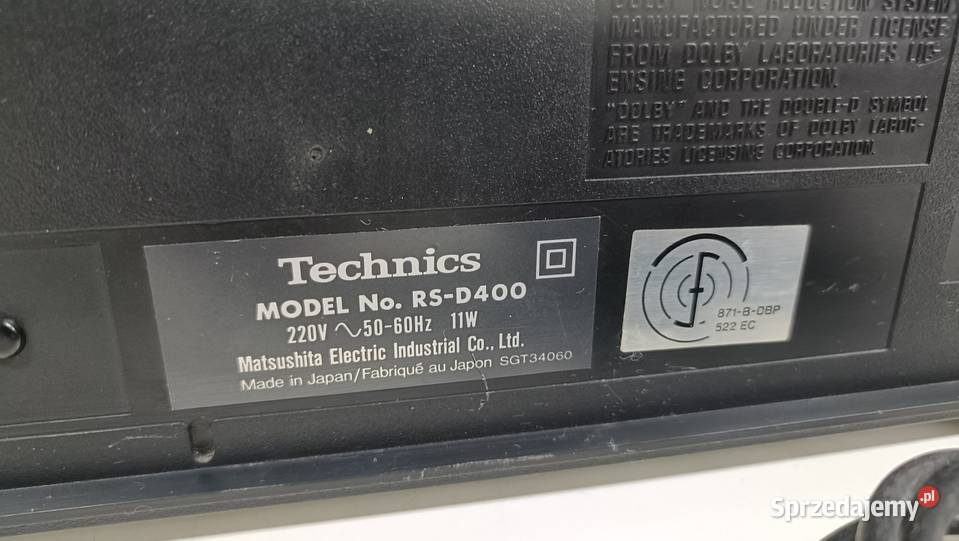 TECHNICS RSD400 magnetofon Poznań