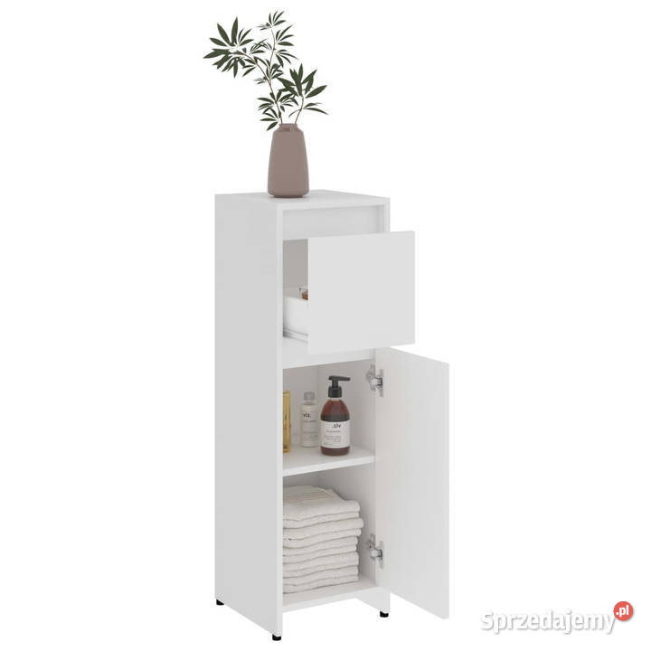 Szafka łazienkowa biała 30x30x95 materiał Warszawa