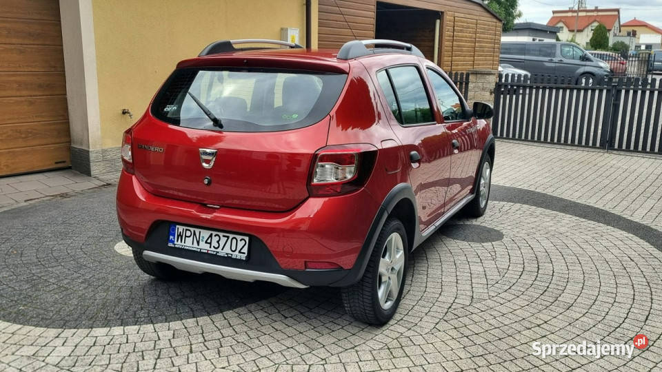 Dacia Sandero Stepway Klima Navi Turbo GWARANCJA lakier metallic Płońsk