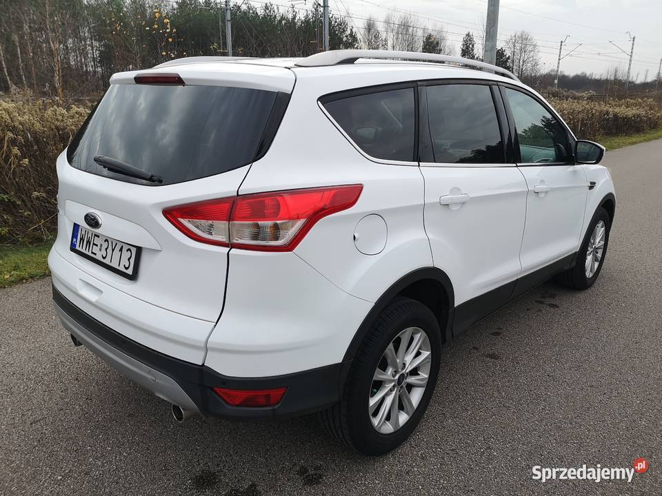 Ford Kuga II Titanium 2015 160 20 diesel 150 skórzana tapicerka mazowieckie Ostrówek