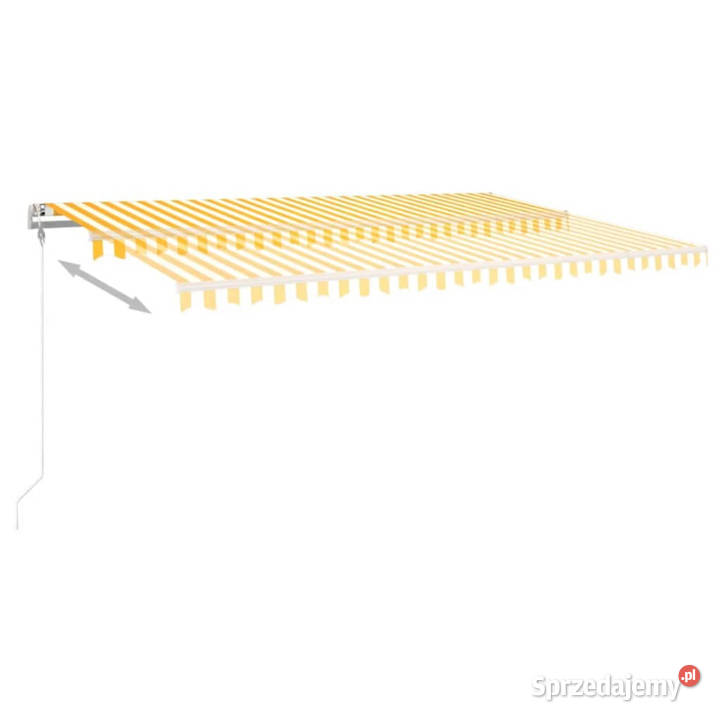 Automatycznie zwijana markiza LED i czujnik sprzedam
