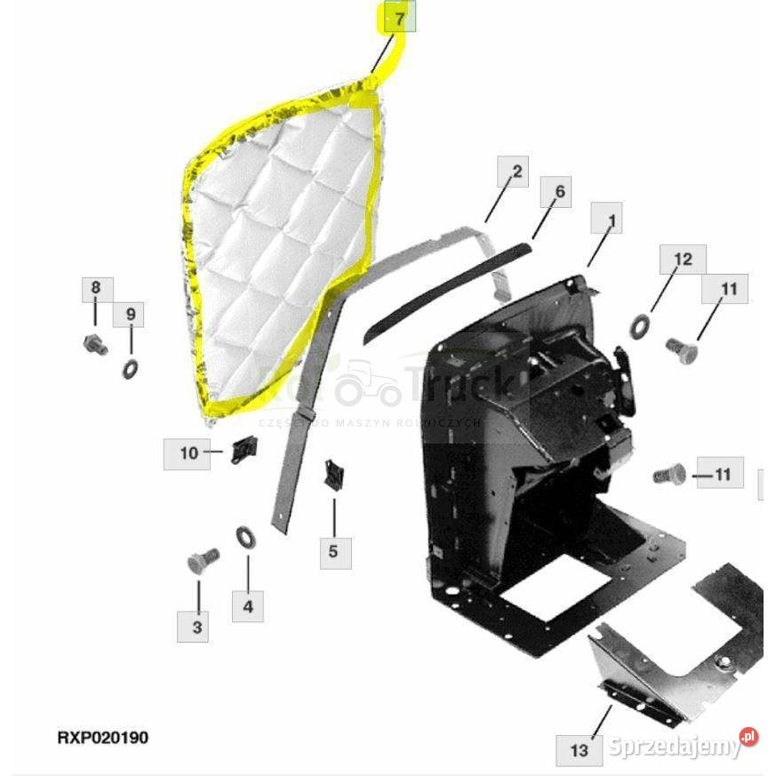 MATA WYTŁUMIAJĄCA JOHN DEERE R95981 Rolnictwo Kolno