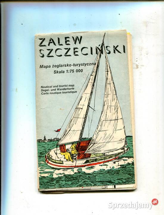 Zalew Szczeciński Mapa żeglarsko turystyczna 1 Szczecin