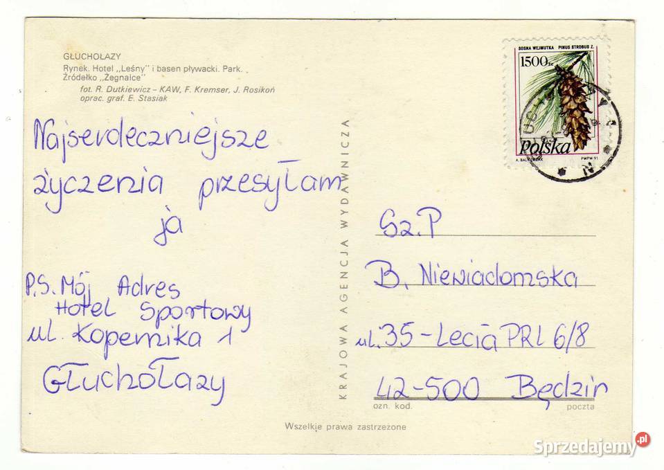 GŁUCHOŁAZY POCZTÓWKA WIELOWIDOKOWA 2 Krynki