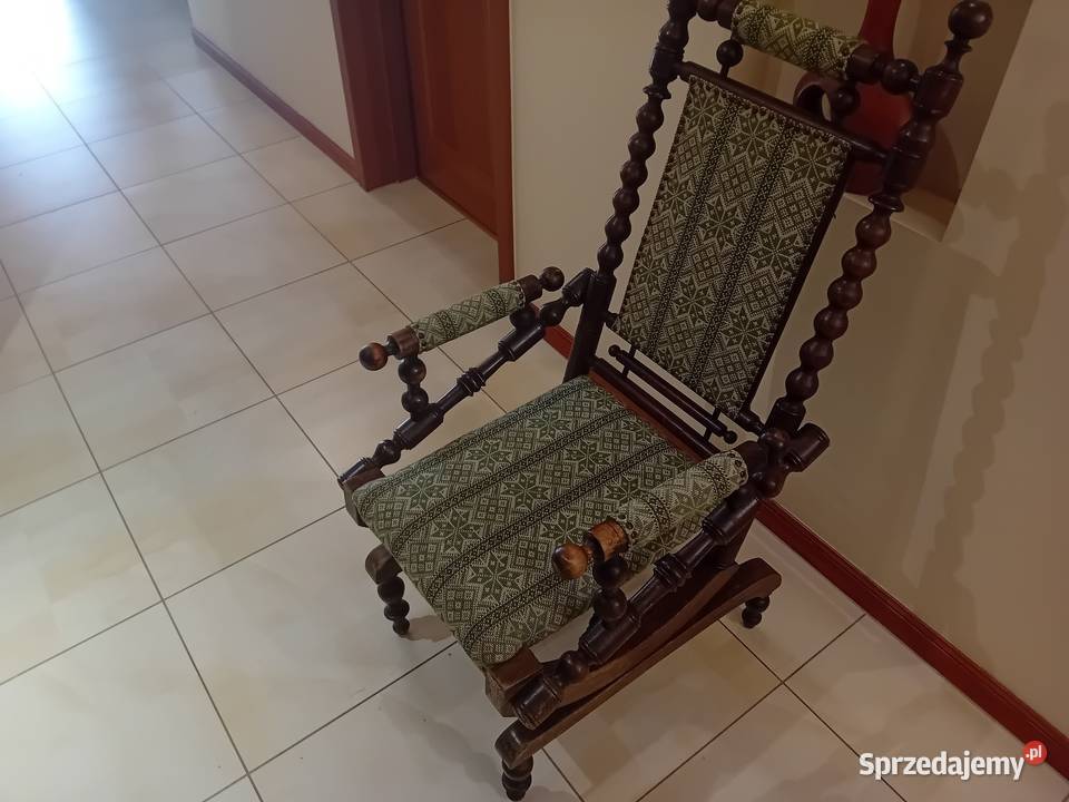 Fotel bujany Skandynawia okres lata 70 XX wiek Szczecin sprzedam