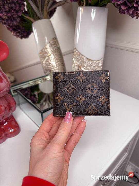 Portfel LV Louis Vuitton brązowy nowy logowany mazowieckie