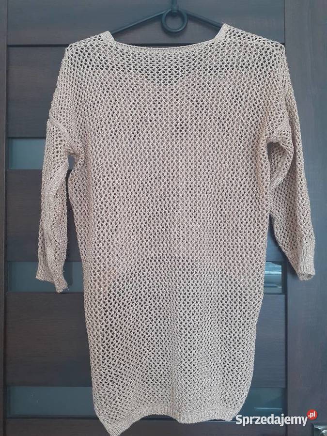 bluzka złota ażurowa SM sieć Rozmiar 38(M) Gdańsk