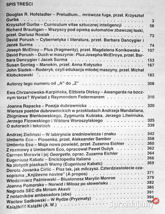 Literatura na świecie 10 207 1988