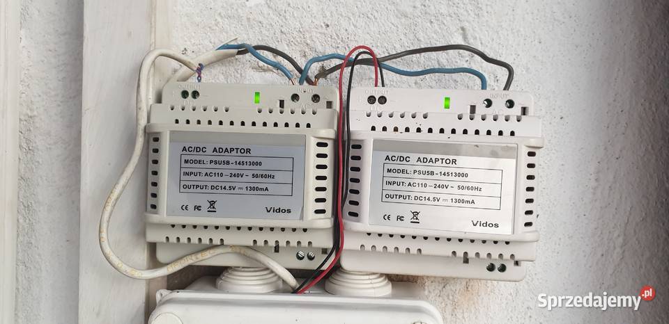 Wideodomofon Vidos dwurodzinny Bramka IP