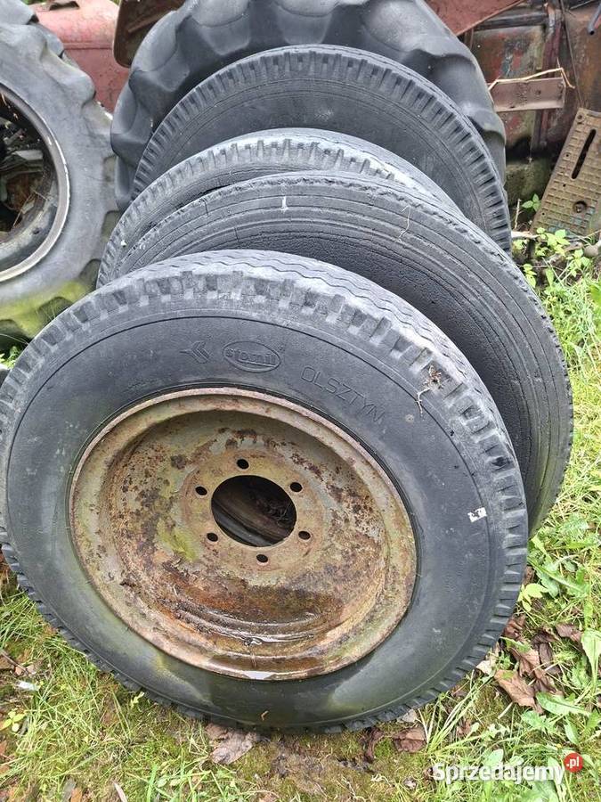 Oś z hamulcami przyczeparozrzutnik na balonówki