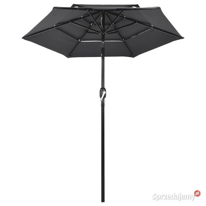 3poziomowy parasol na aluminiowym słupku mazowieckie sprzedam