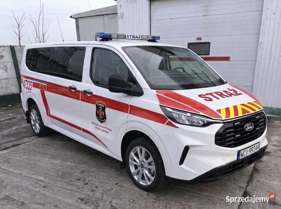 Ford TRANSIT CUSTOM L2 SPECJALNY POŻARNICZY nieuszkodzony Ciechanów