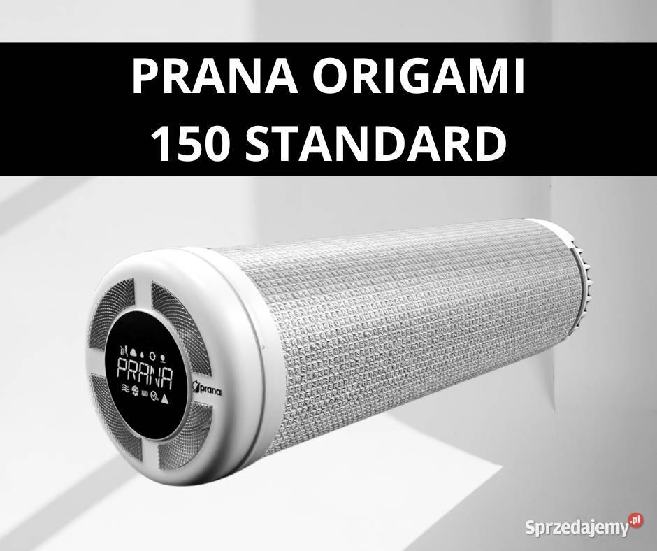 Rekuperator ścienny PRANA ORIGAMI 150 STANDARD Warszawa sprzedam