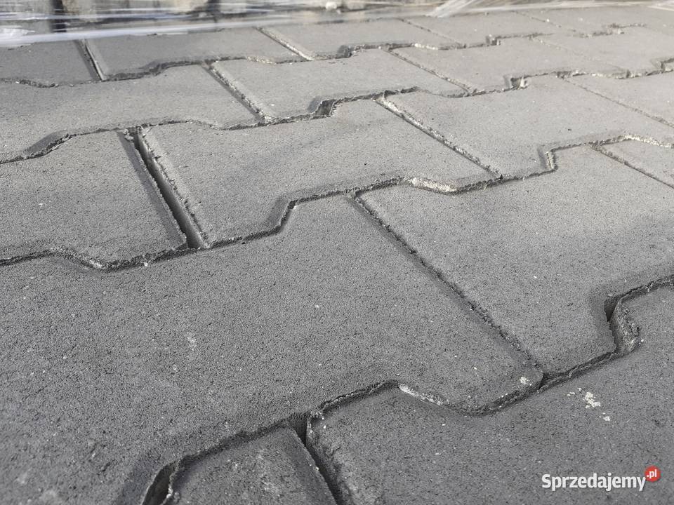 Kostka Brukowa Behaton 8 Szary Grafit Podjazd II Dom i Ogród Wielogóra sprzedam