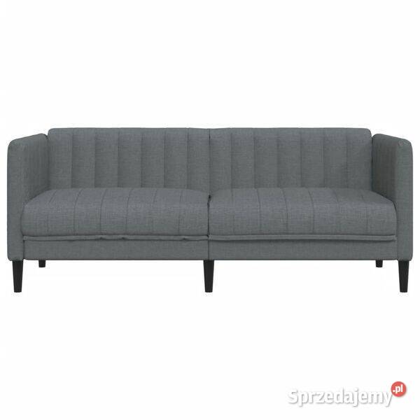 vidaXL Sofa 2osobowa ciemnoszara tapicerowana Warszawa