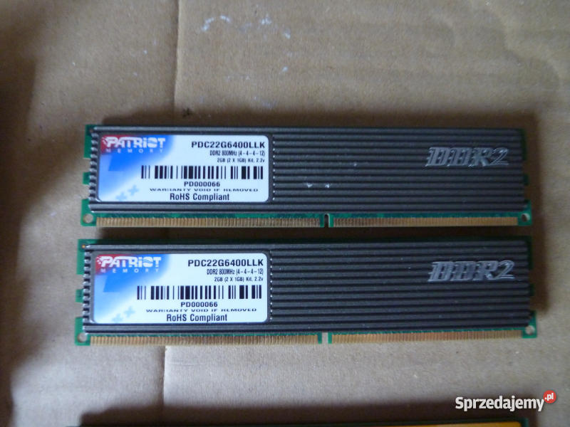pamięci RAM SDRAM DDR DDR2 DDR3 do PC i laptopa