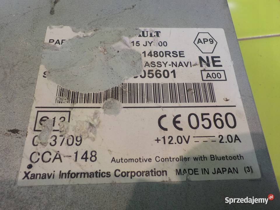 RENAULT KOLEOS I 20 DCI 09r 5D zmieniarka CD Suków